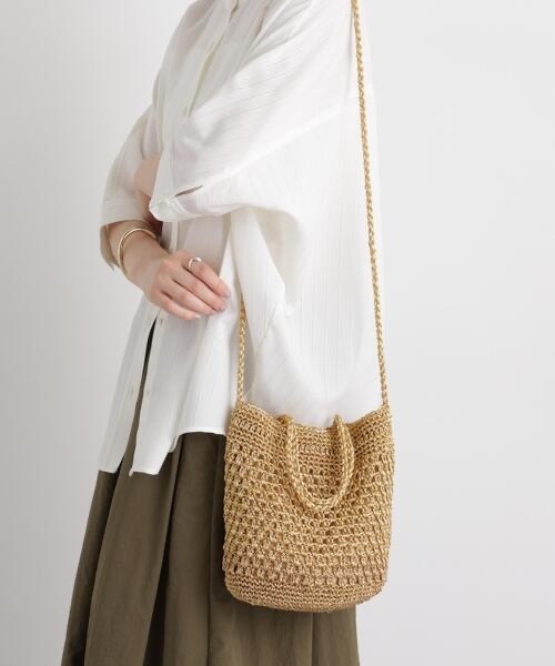 NANO universe / Metallic shoulder bag