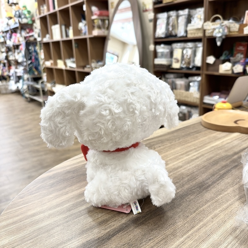 《07047》玫瑰絨坐姿小白/10吋