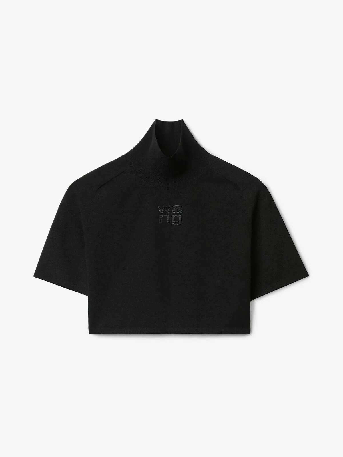 Alexander Wang 貼身高領 尼龍短袖上衣
