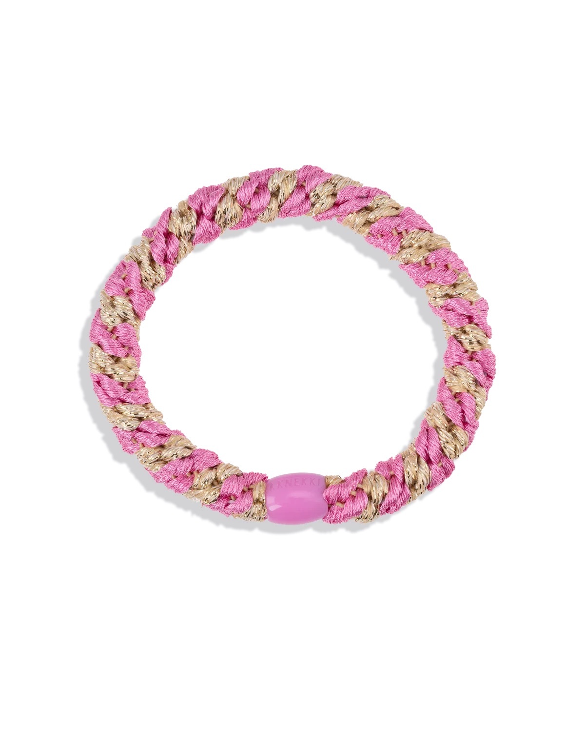 BUBBELGUM-BEIGE GLITTER STRIPE| KKNEKKI