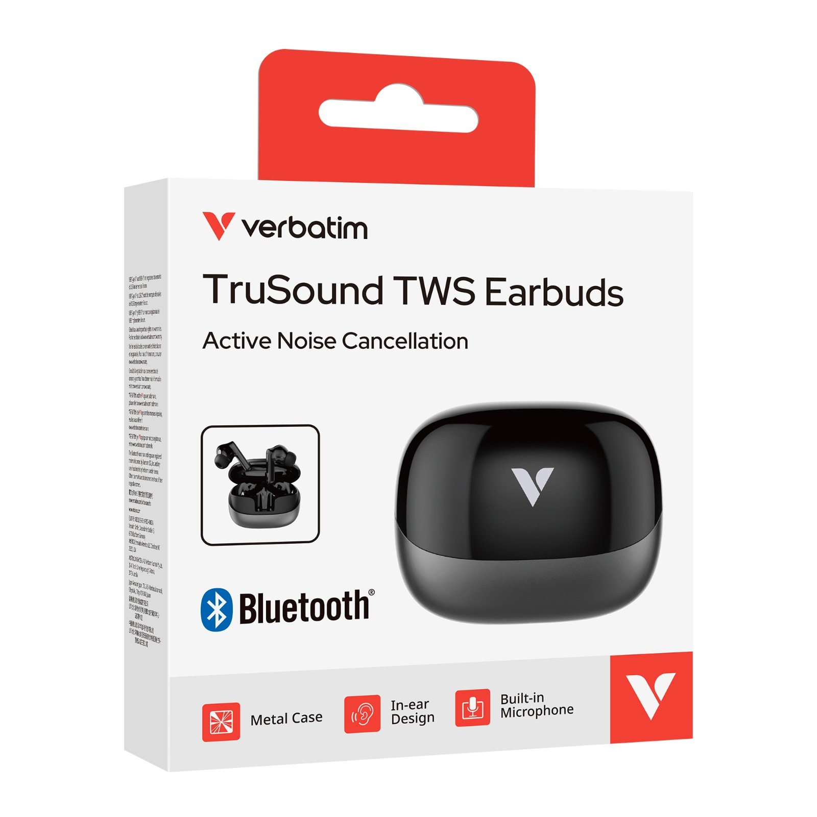 Verbatim TruSound Bluetooth Earbuds with ANC – 30197｜主動降噪｜高清音質｜真無線藍牙耳機