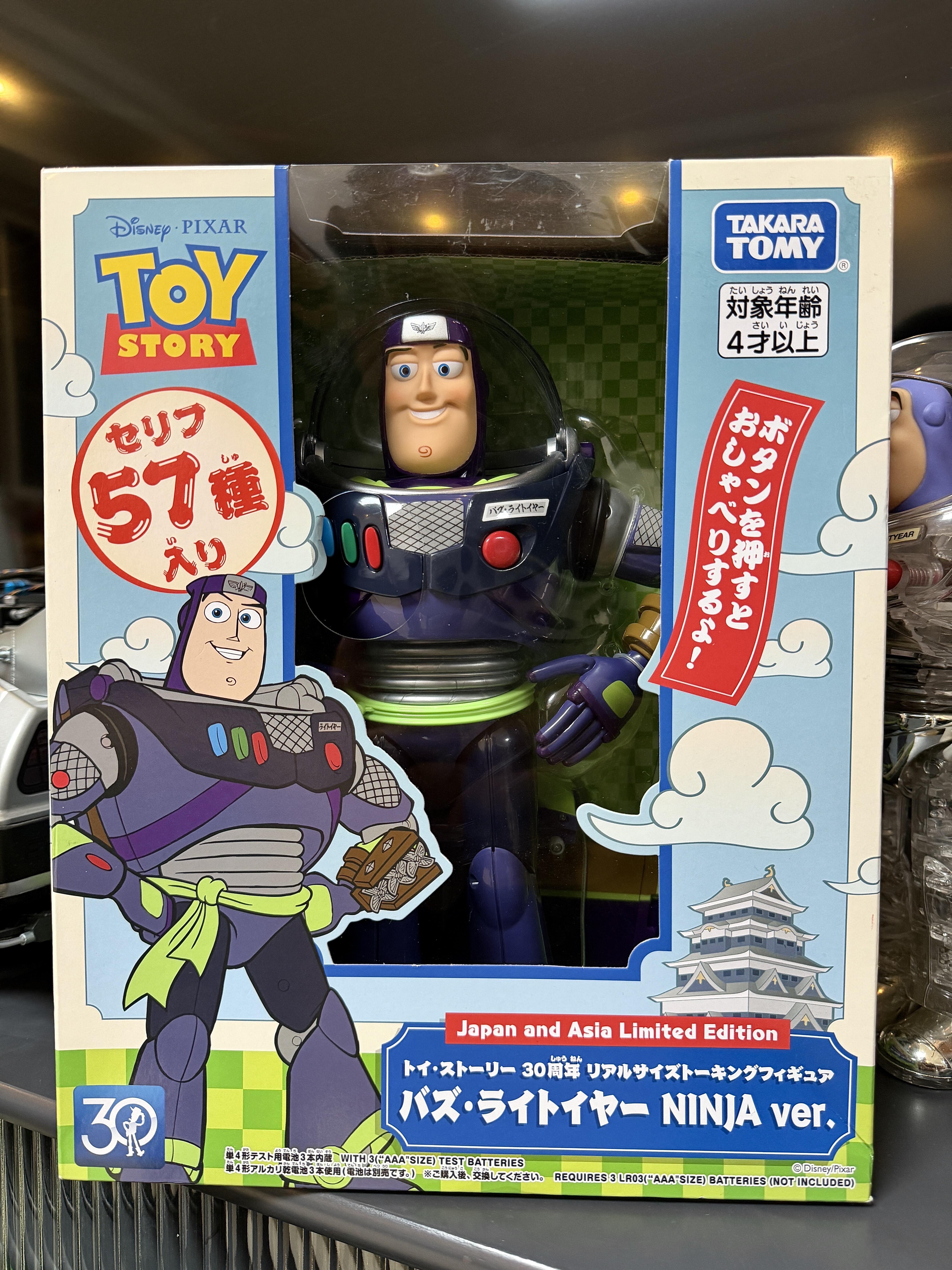 【預購】Takara Tomy 玩具總動員 30 週年 限定版 忍者 巴斯光年 有聲可動模型 公仔 飛向宇宙浩瀚無垠 NINJA ver.