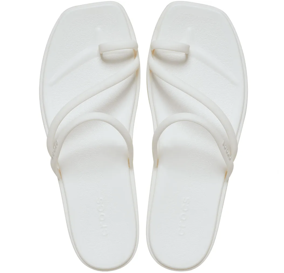 Crocs Miami Toe Loop Sandal- White