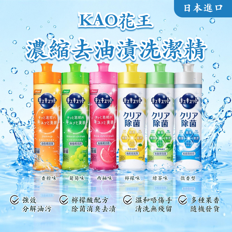 S22221 KAO花王濃縮去油漬洗潔精