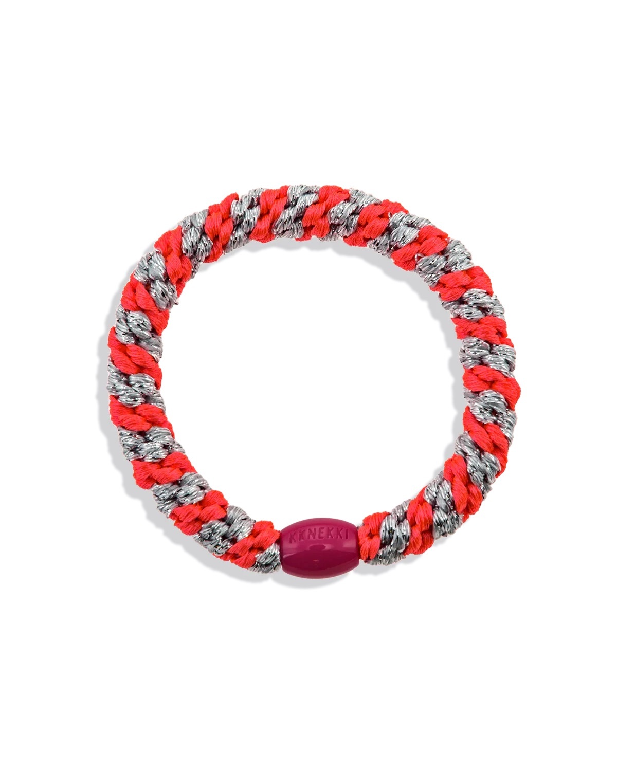 PINK NEON SILVER GLITTER STRIPE | KKNEKKI
