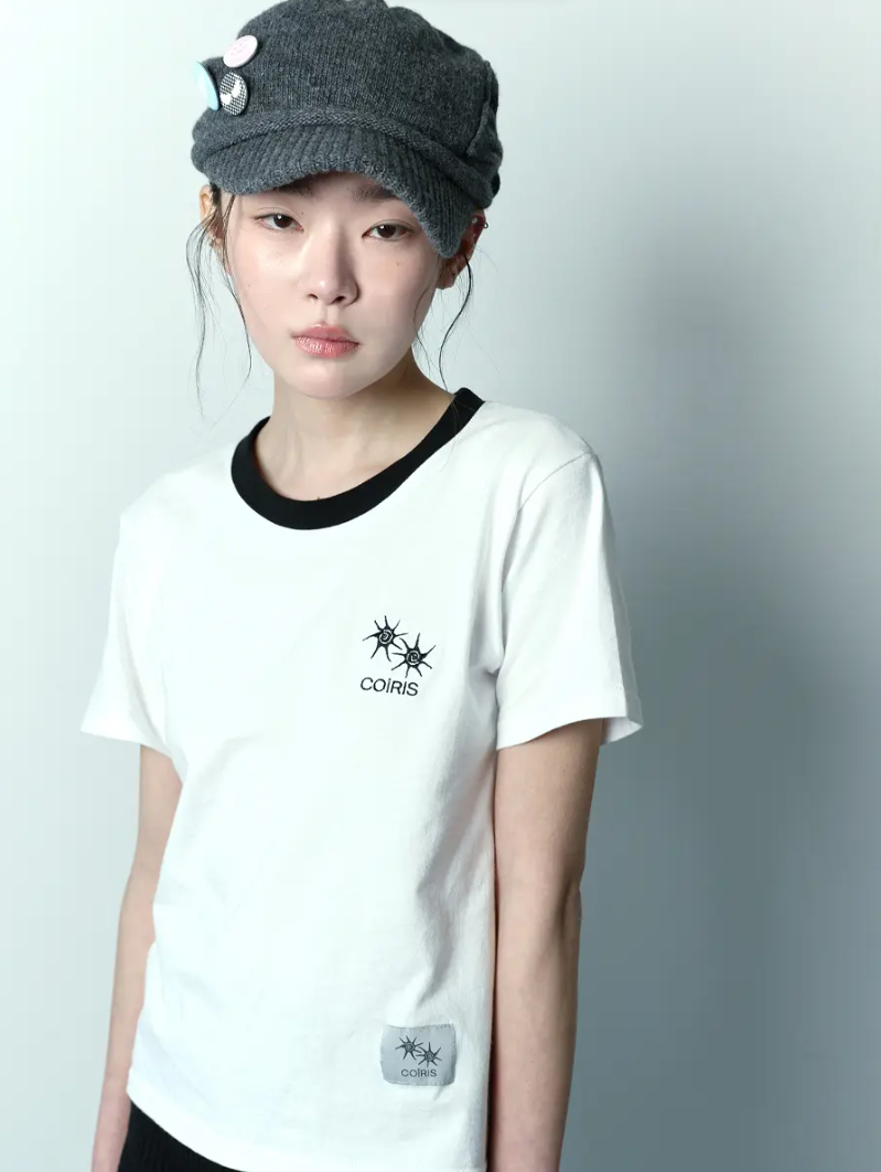COIRIS Laura Small Logo Color Block Short Sleeve T 拼色 短T 短袖