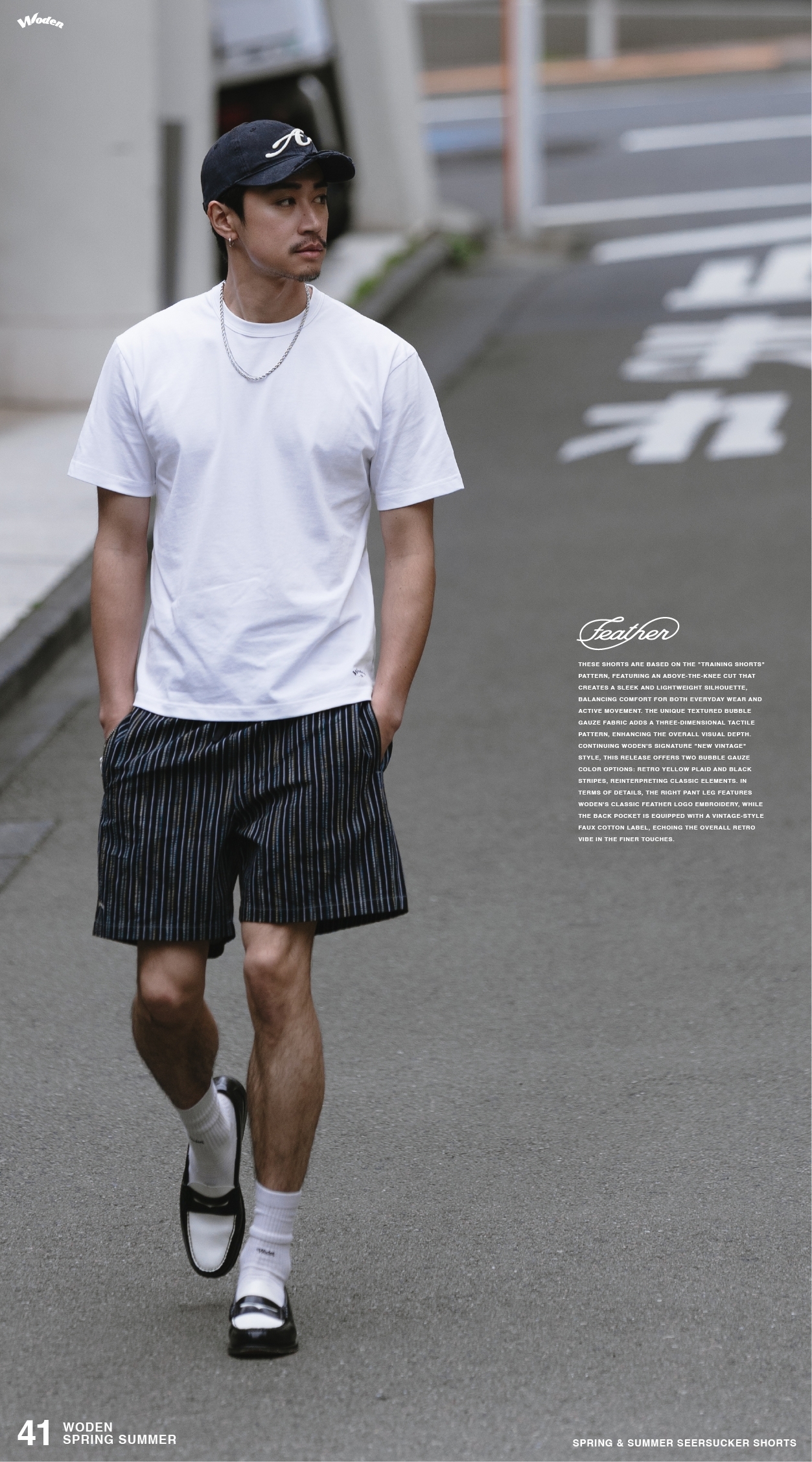 【車庫服飾】WODEN Seersucker Shorts