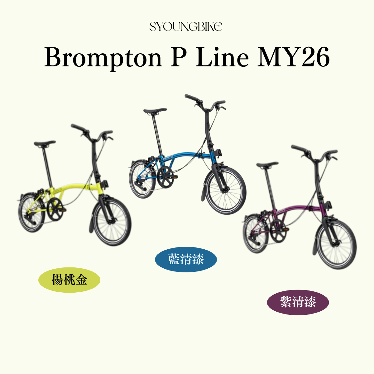 【Brompton】MY26 P Line 12速