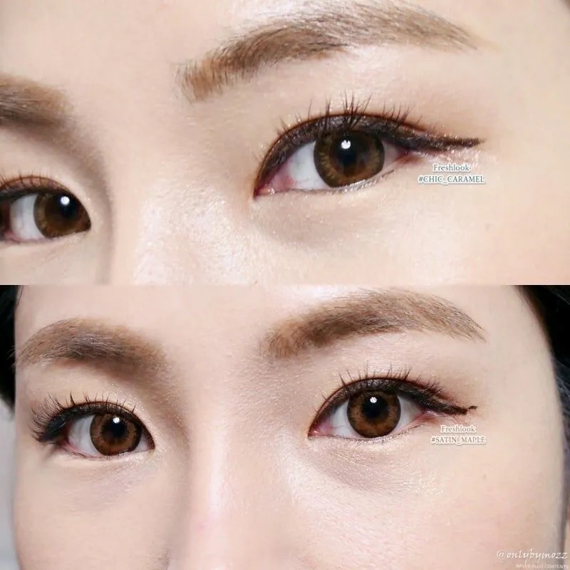 Alcon Freshlook CC 1 Day Satin Maple 夢境暖楓褐｜日拋彩妝隱形眼鏡｜每盒30片
