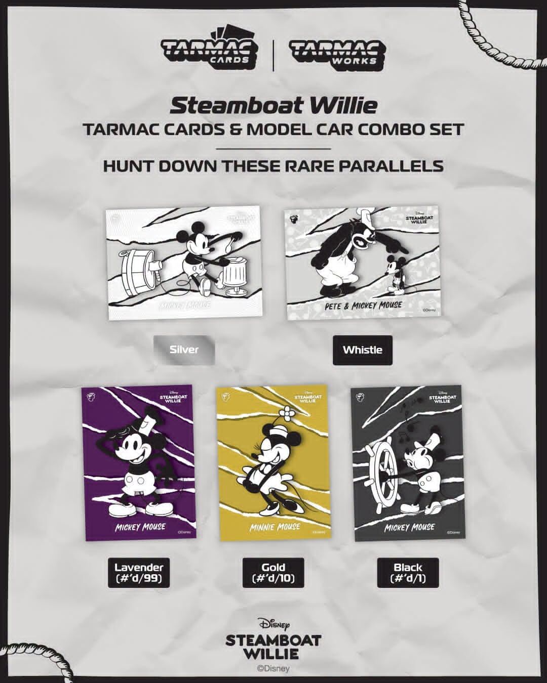 預訂:1/64 Tarmac  Toyota Sprinter Trueno AE86 Widebody by Jon Sibal Steamboat Willie (T64G-060-STEAM)