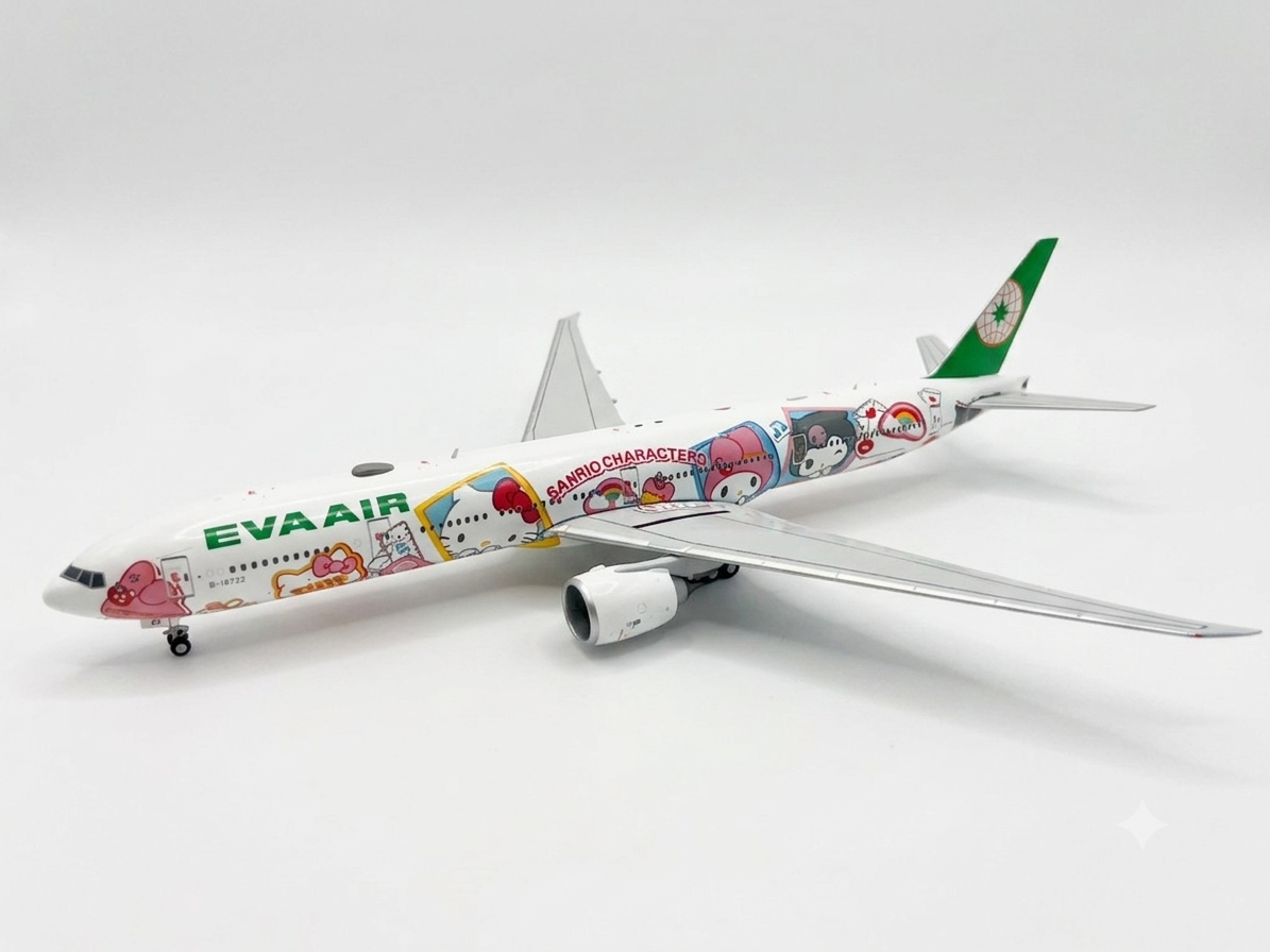 NG 1/400 長榮航空 777-300ER B-16722 (Hello Kitty - Besties Jet)