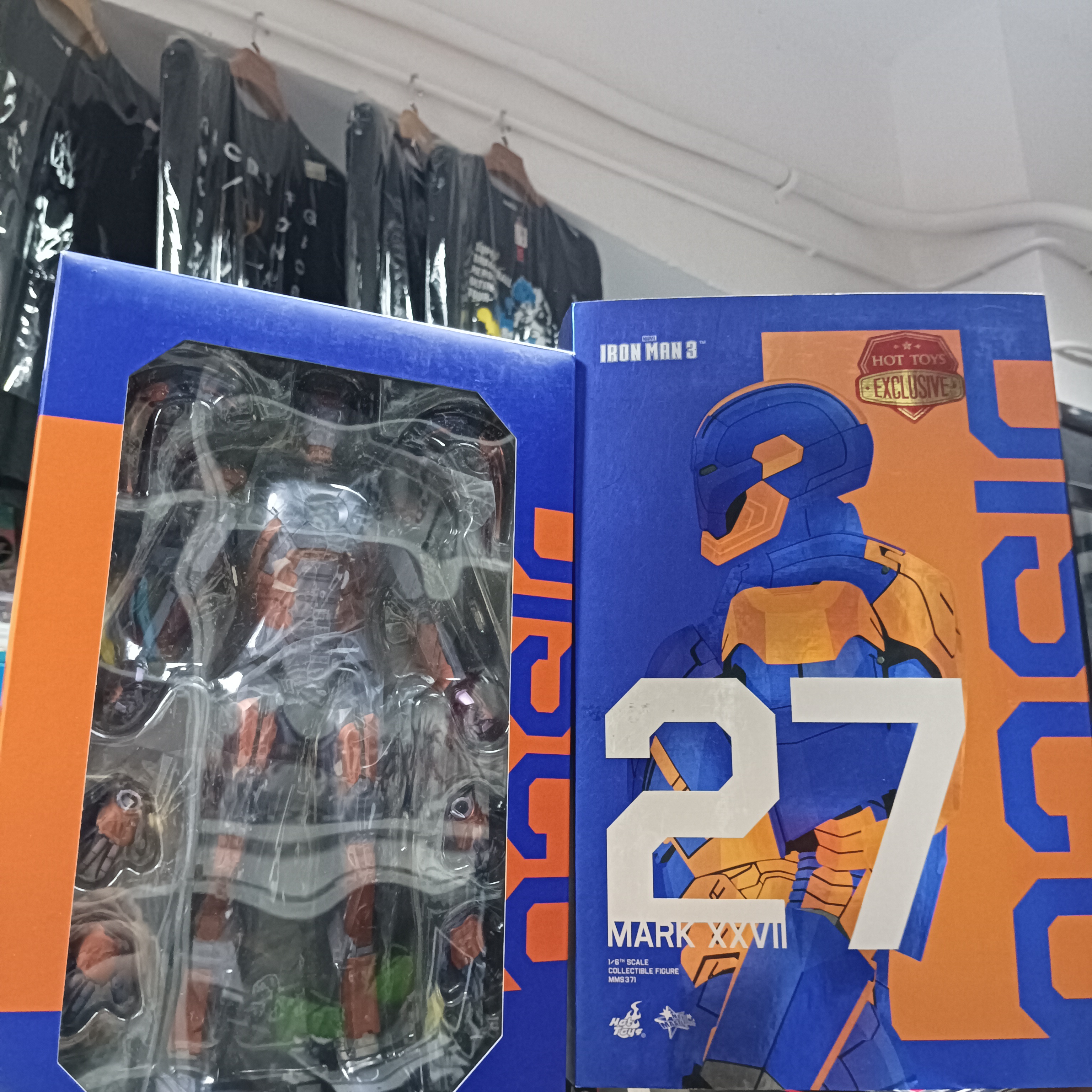 寄賣-Hot Toys MMS371 Ironman mark27 斷脚