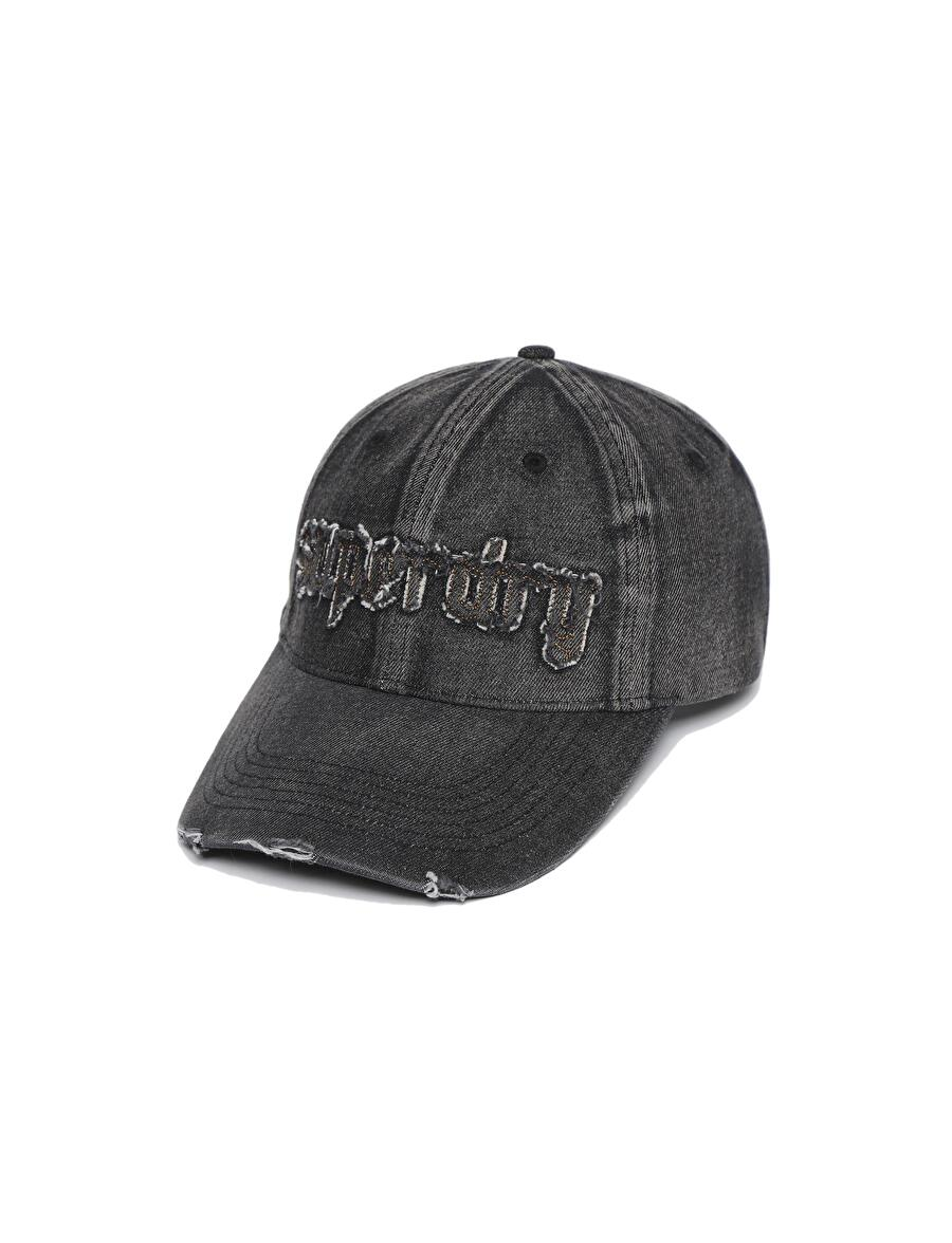 【預購】Superdry H070426 水洗牛仔棒球帽 (黑色)