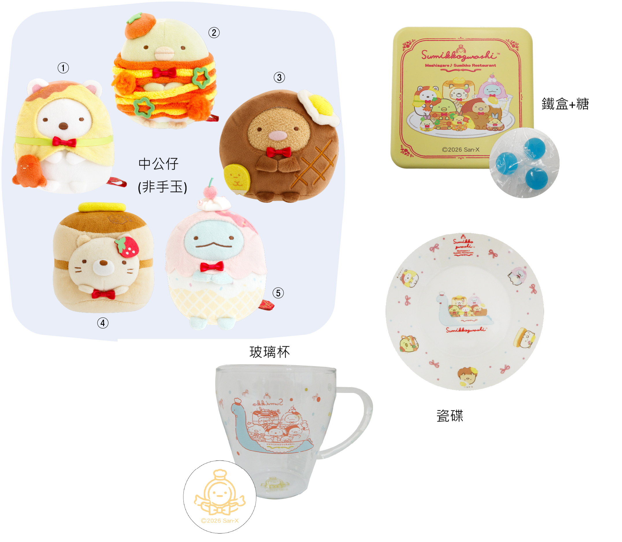 [預訂] 角落生物 2026年7月 食物展限定 中公仔&雜貨-