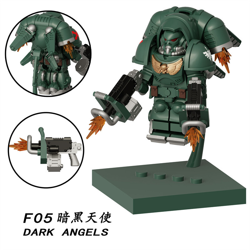 Dark Angels 40k Custom Minifigures fit Lego FD05