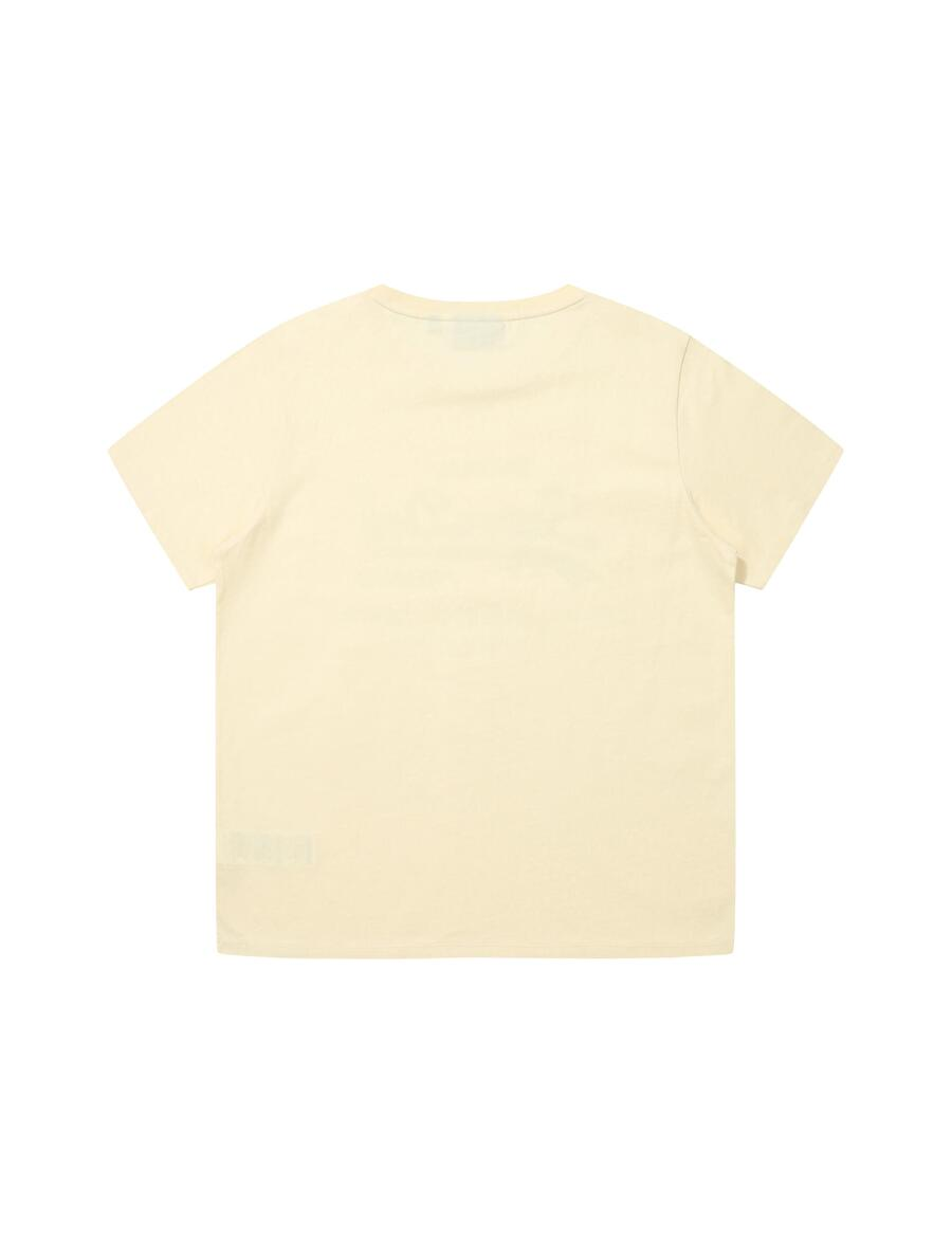 【預購】Superdry H070442 METAL LOGO 女裝短袖上衣 (淺黃色)