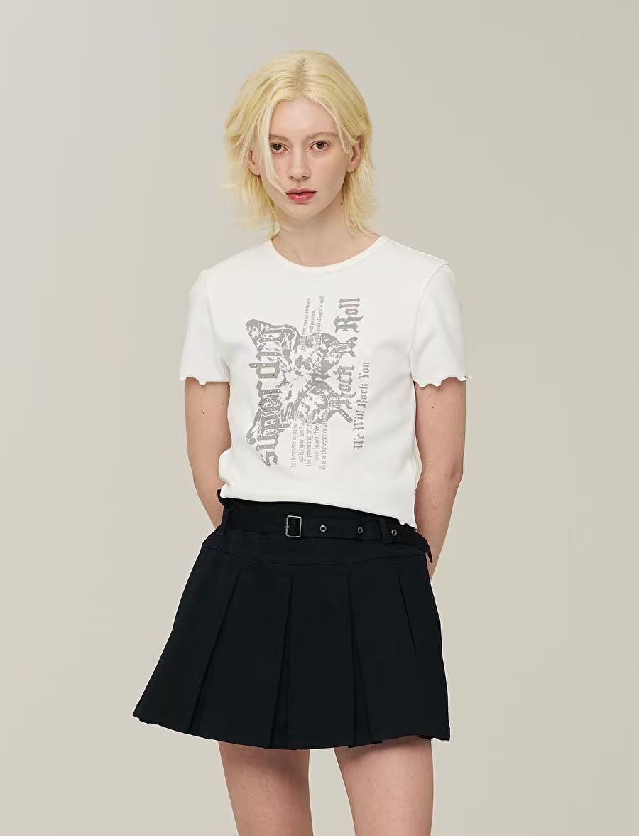 【預購】Superdry H070446 BUTTERFLY RIB 女裝短款短袖上衣