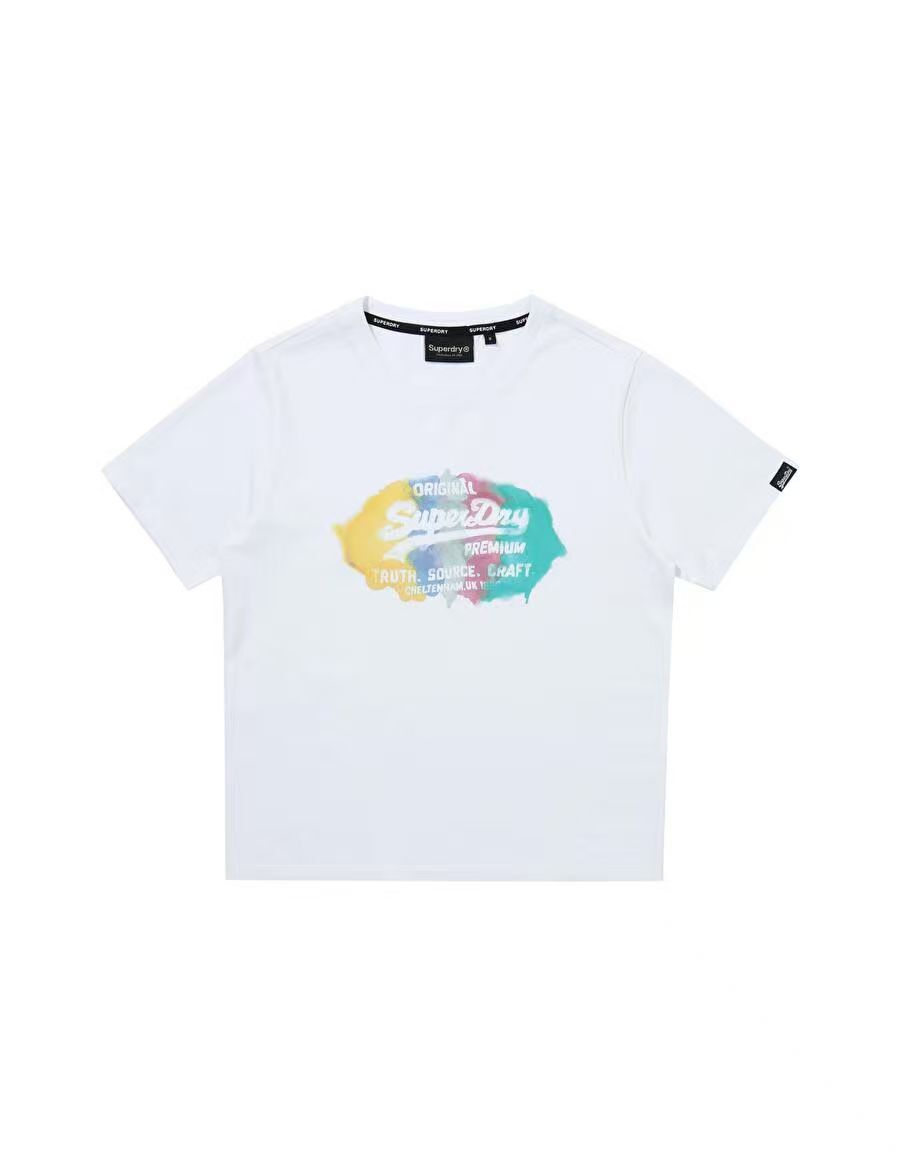 【預購】Superdry H070448 水彩LOGO女裝短袖上衣