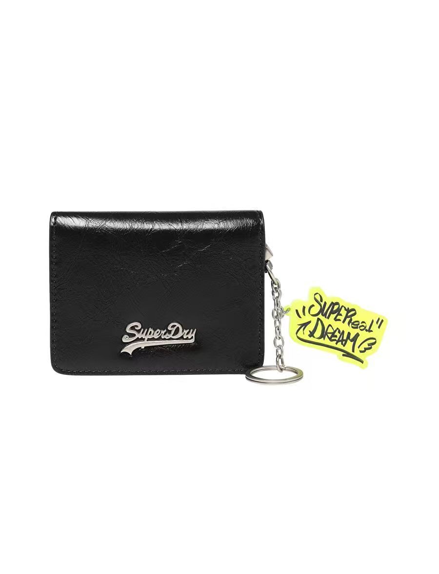 【預購】Superdry H070459 CRINKLE KEYRING 小卡包 (黑色)