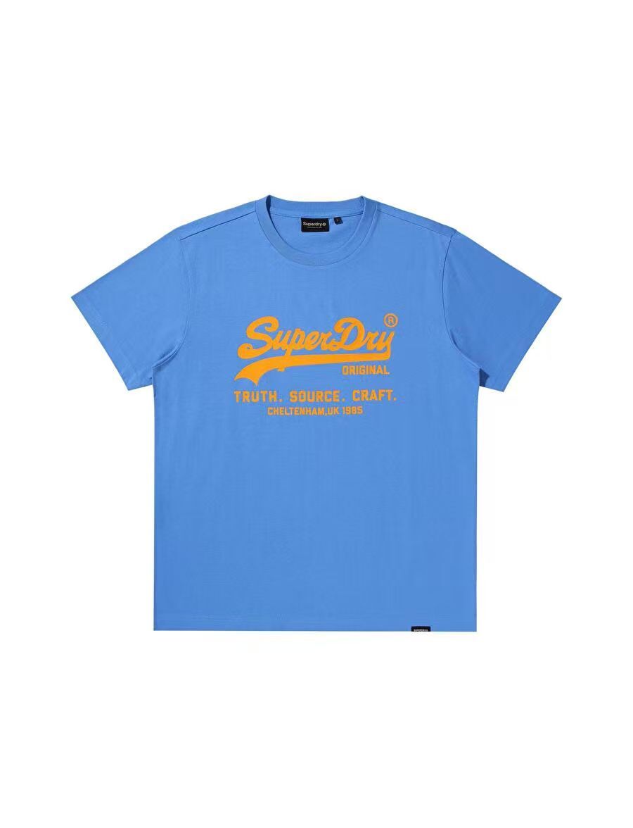 【預購】Superdry H070460 VINTAGE LOGO 短袖上衣 (天藍色)