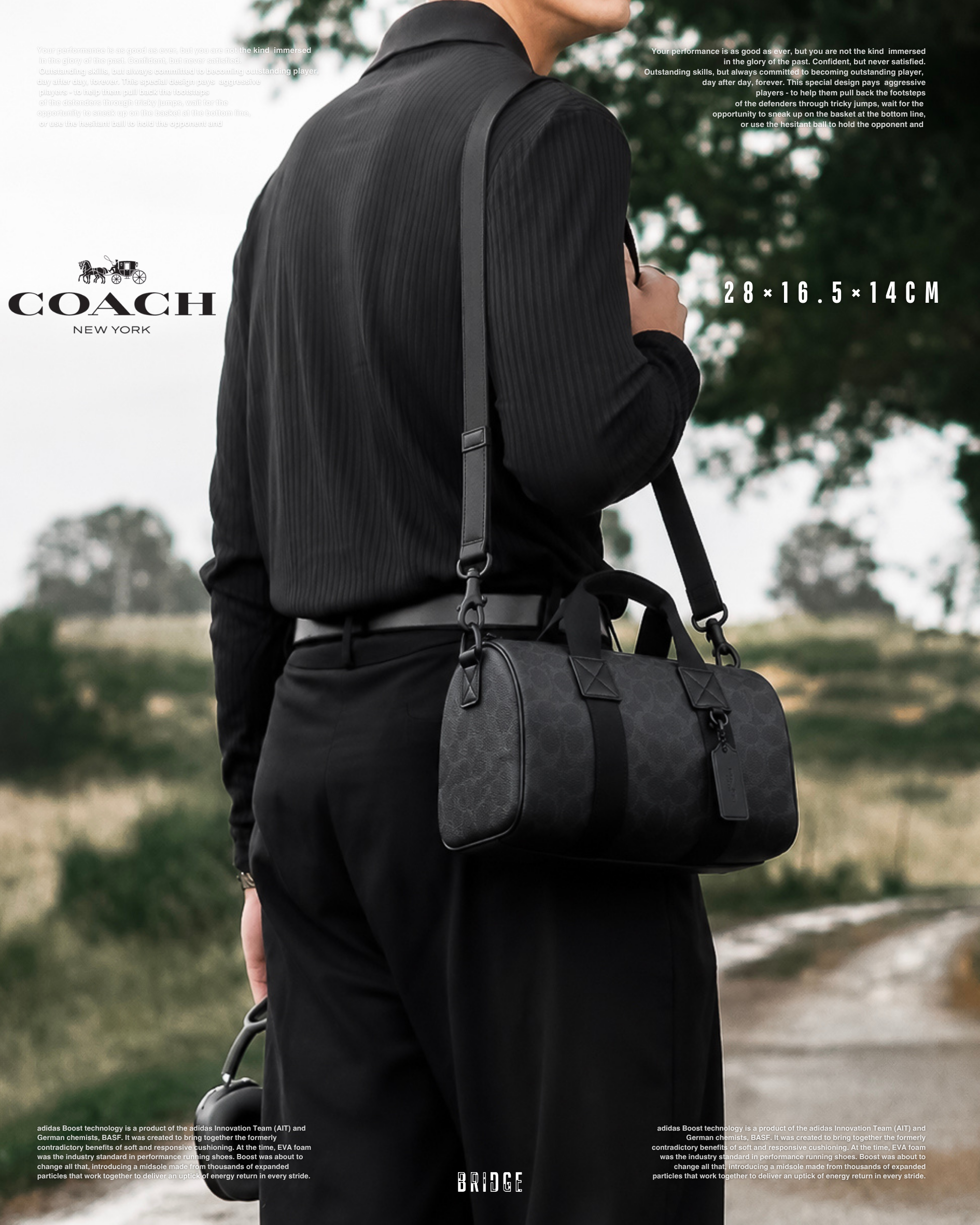 『趕快趁現在！限時爆折！』COACH質感老錢 圓筒包