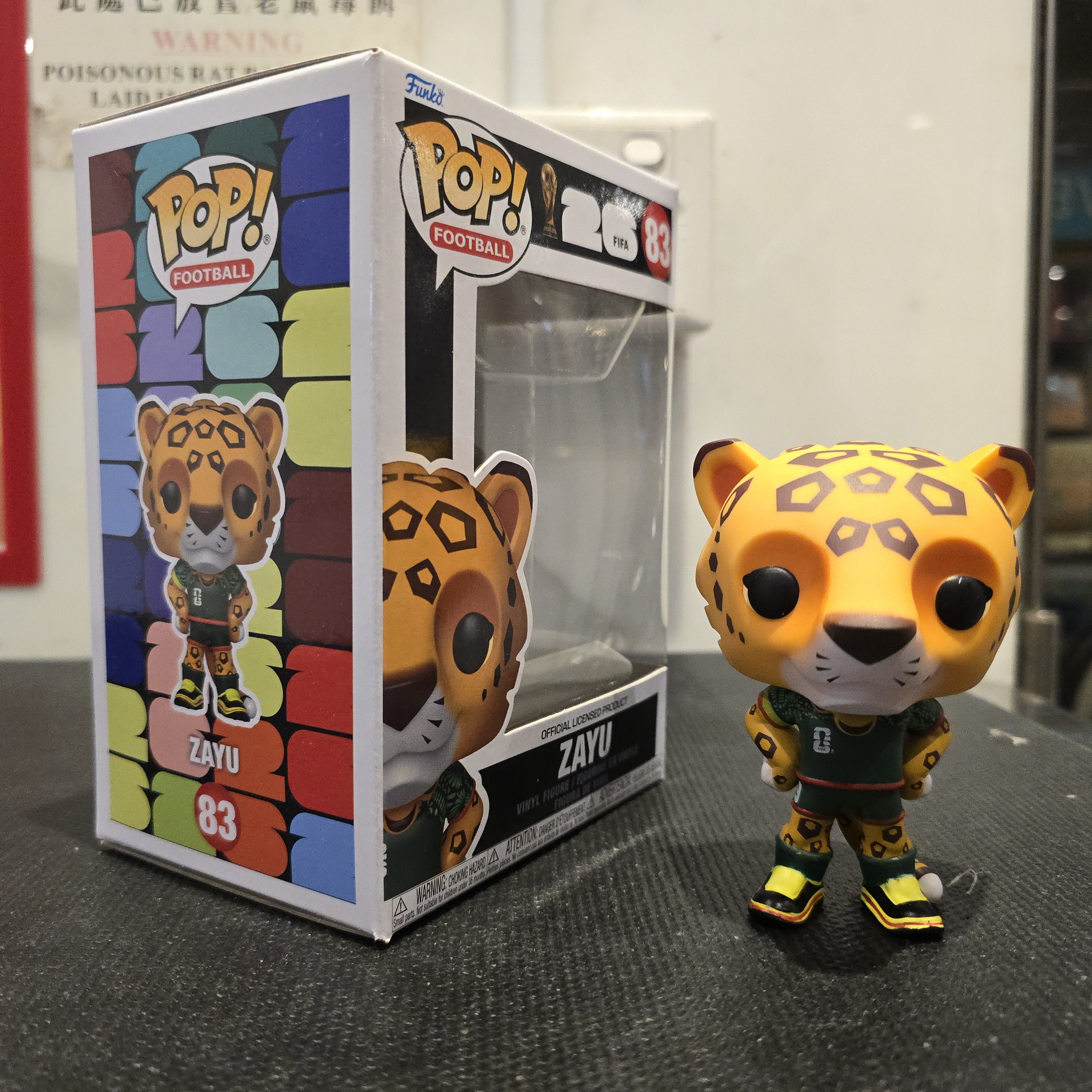 FUNKO POP!!2026世界盃吉祥物 墨西哥 豹 ZAYU No.83