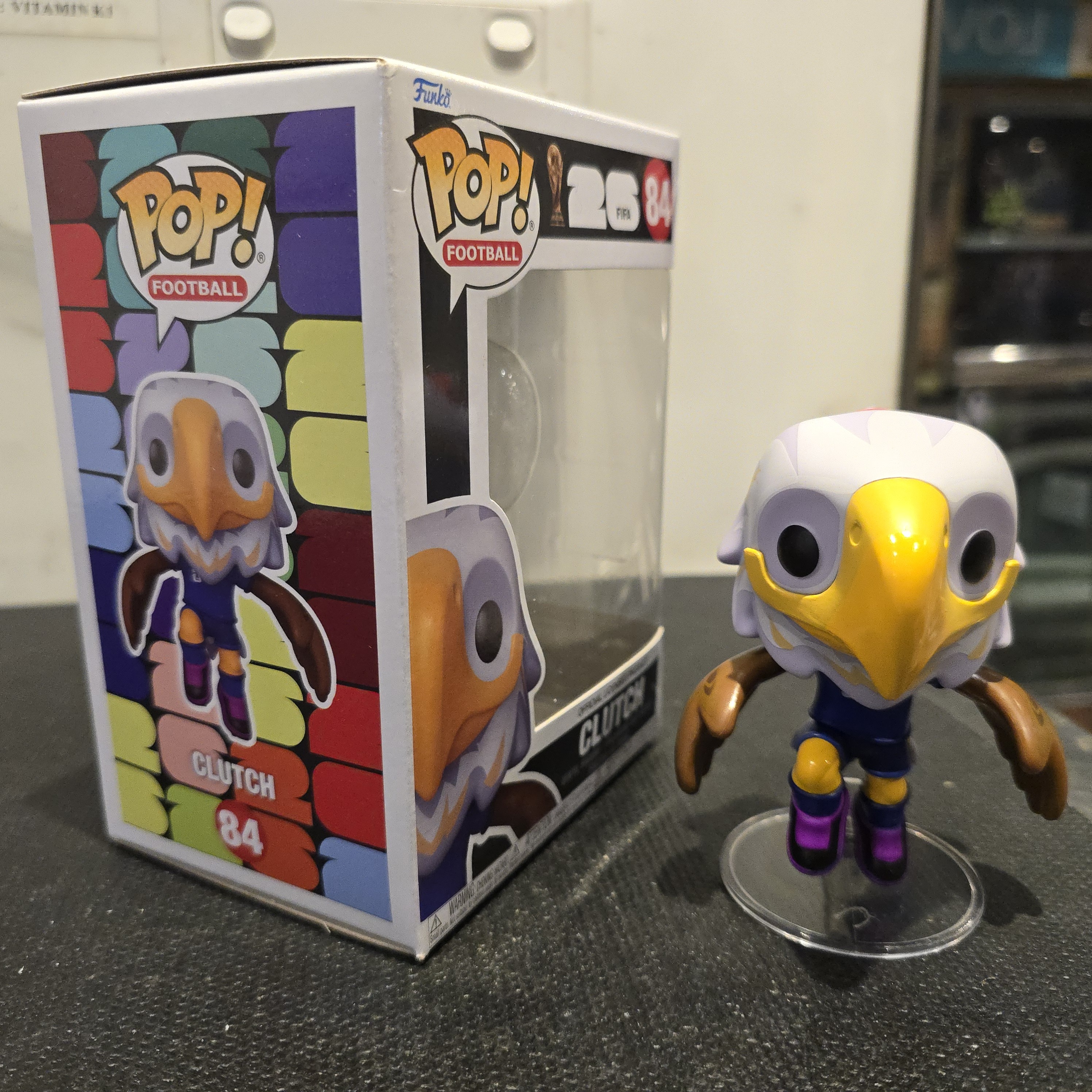 FUNKO POP!!2026世界盃吉祥物 美國 鷹 CLUTCH No.84