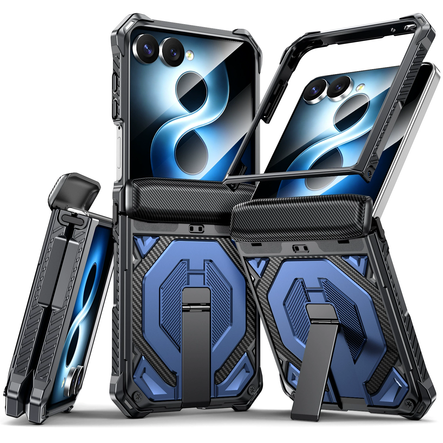 XPRO - Mag Titan Armor - Samsung Flip 8 Case 高度防撞支架鉸鏈蓋手機保護殼