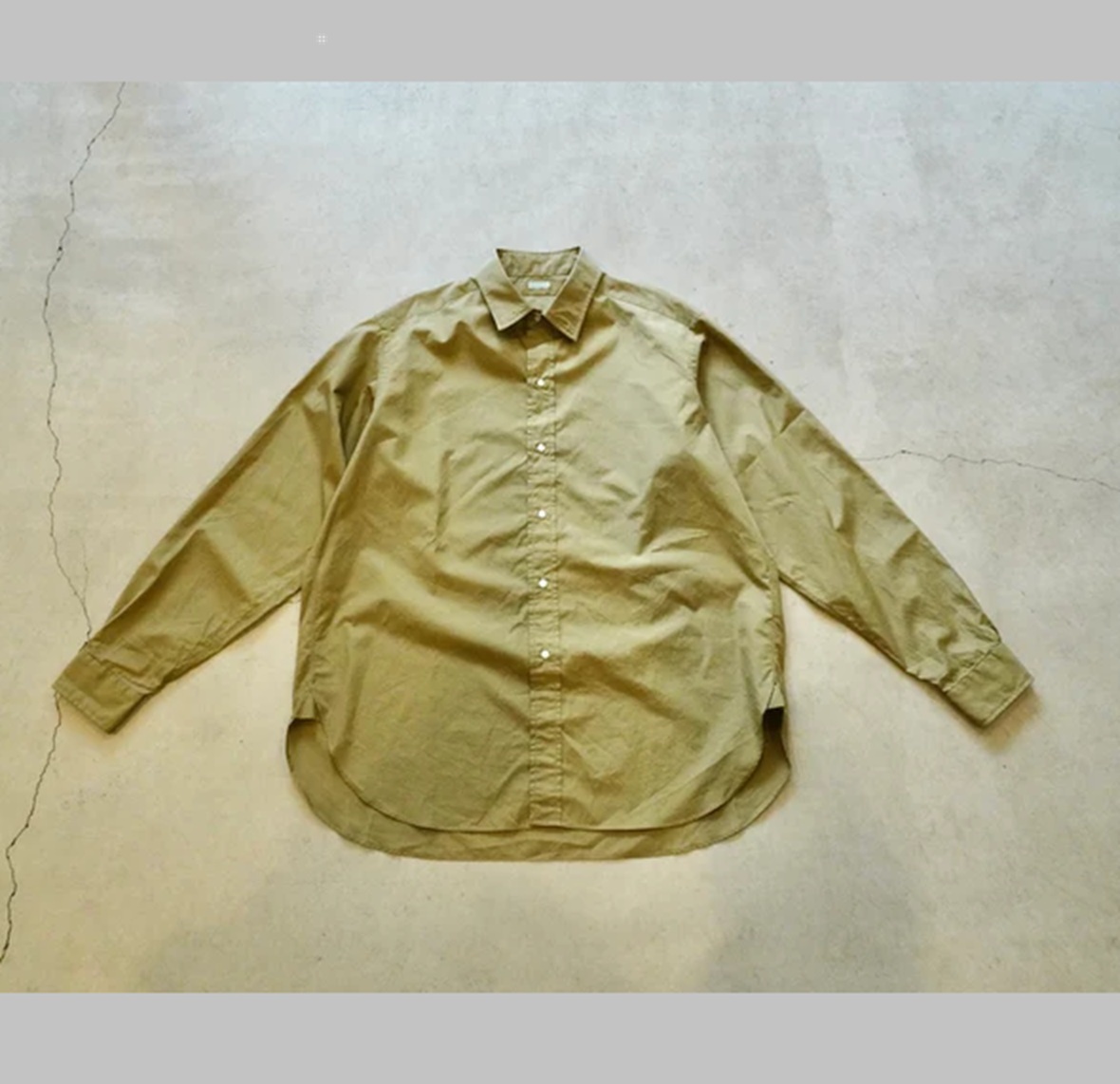 A.PRESSE 2026 A/W REGULAR COLLAR SHIRT (26AAP-02-04) - PRE ORDER ITEM (預訂中)