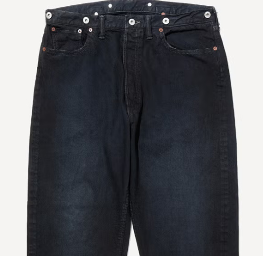 A.PRESSE 2026 A/W No.22 WASHED WIDE DENIM PANTS CUSTOM (26AAP-04-20) - BLACK PRE ORDER ITEM (預訂中)