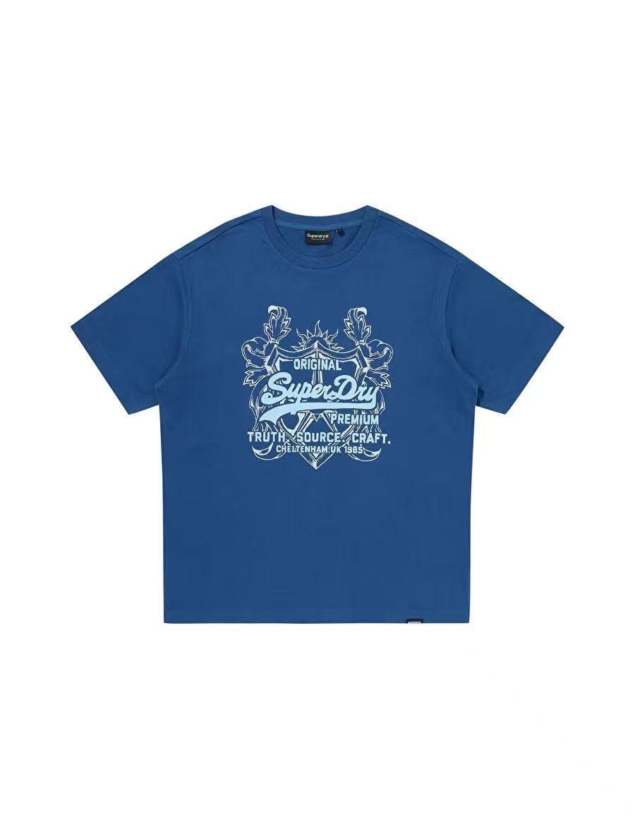 【預購】Superdry H070469 重疊圖案短袖上衣