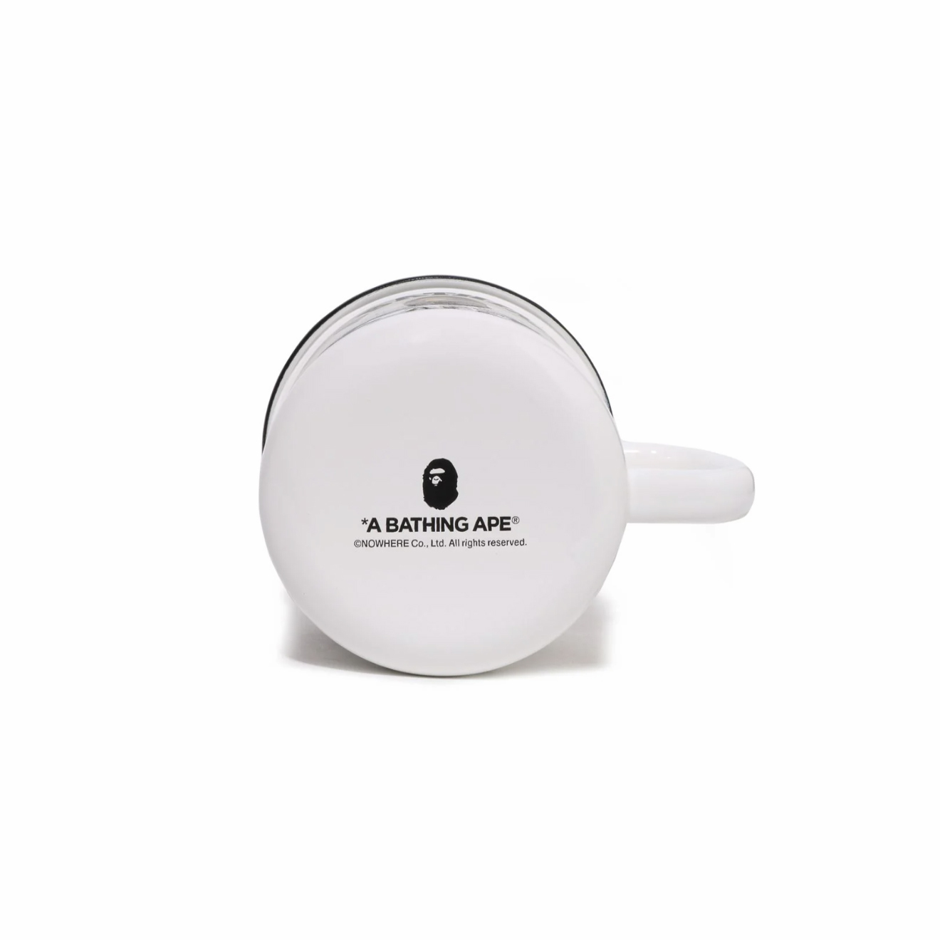-(C014)-A BATHING APE BAPE COLLEGE LOGO ENAMEL MUG 搪瓷 猿人 馬克杯-1M80193009