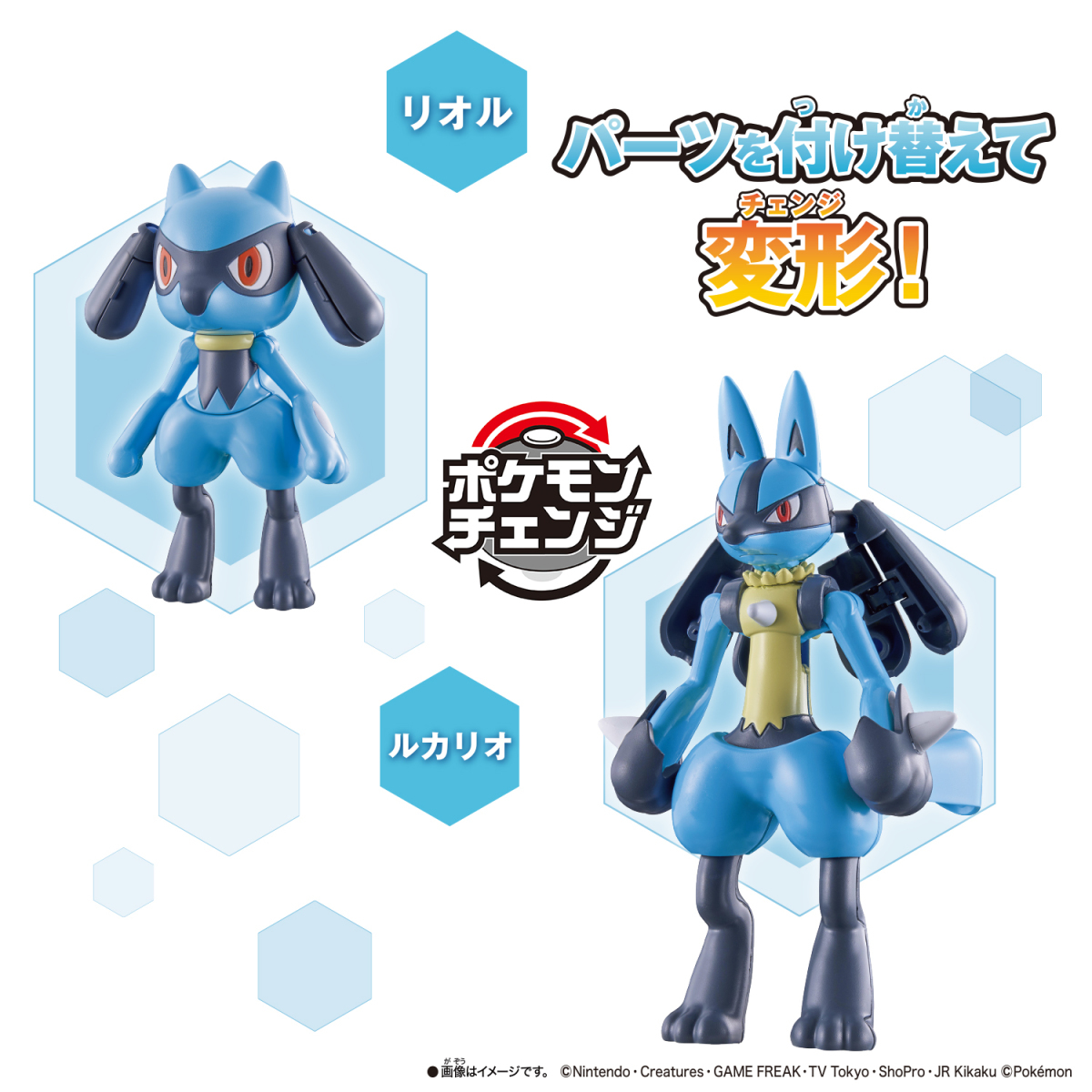 預訂2026年7月 BANDAI 寶可夢「進化變形」系列 利歐路/路卡利歐