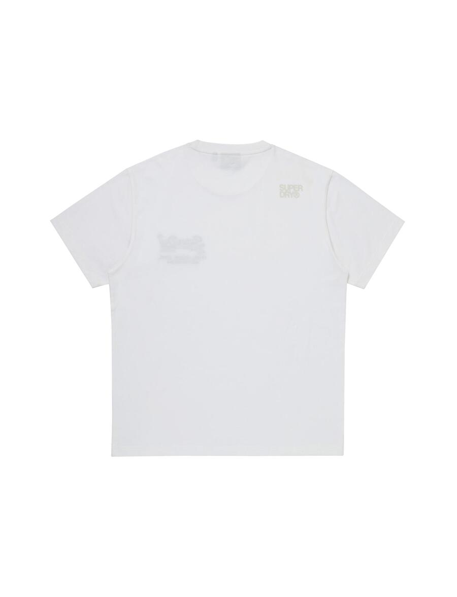 【預購】Superdry H070479 小LOGO短袖上衣 (白色)