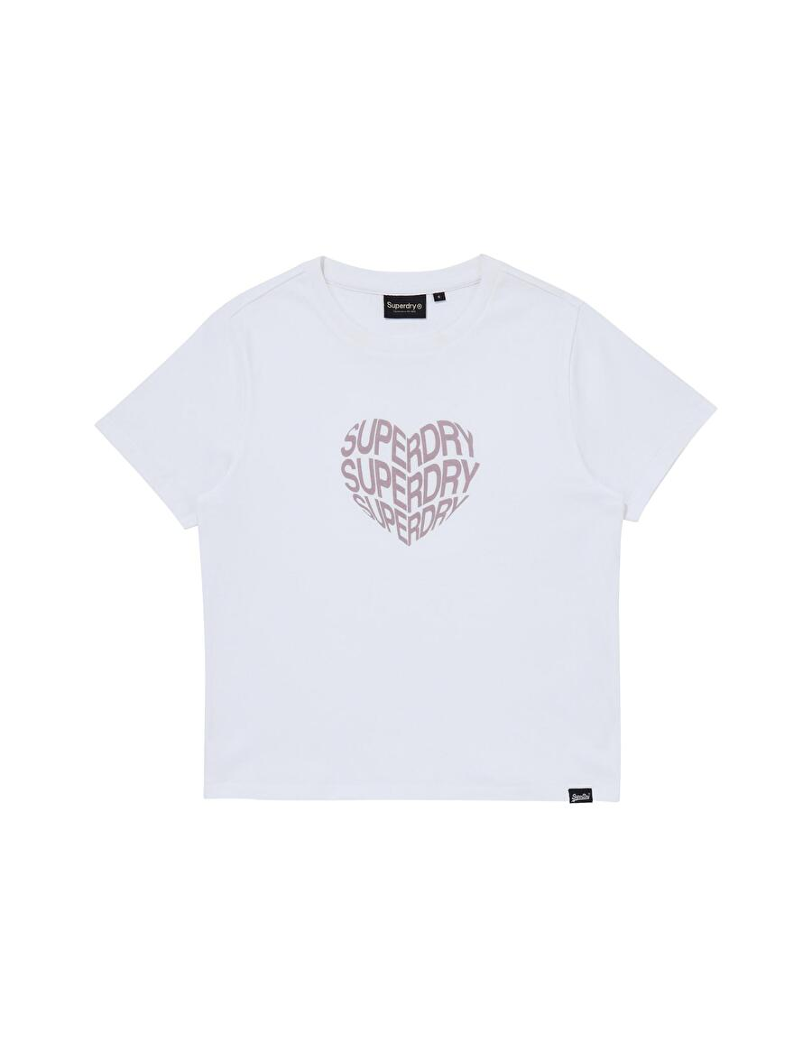 【預購】Superdry H070480 心心LOGO女裝短袖上衣