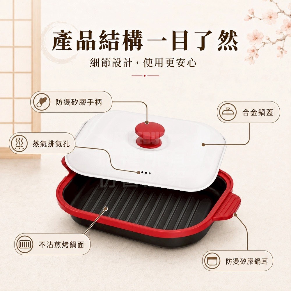 (預購商品) 多功能 微波爐專用 煎鍋 (附鍋蓋)(方/圓鍋 遇缺隨機)