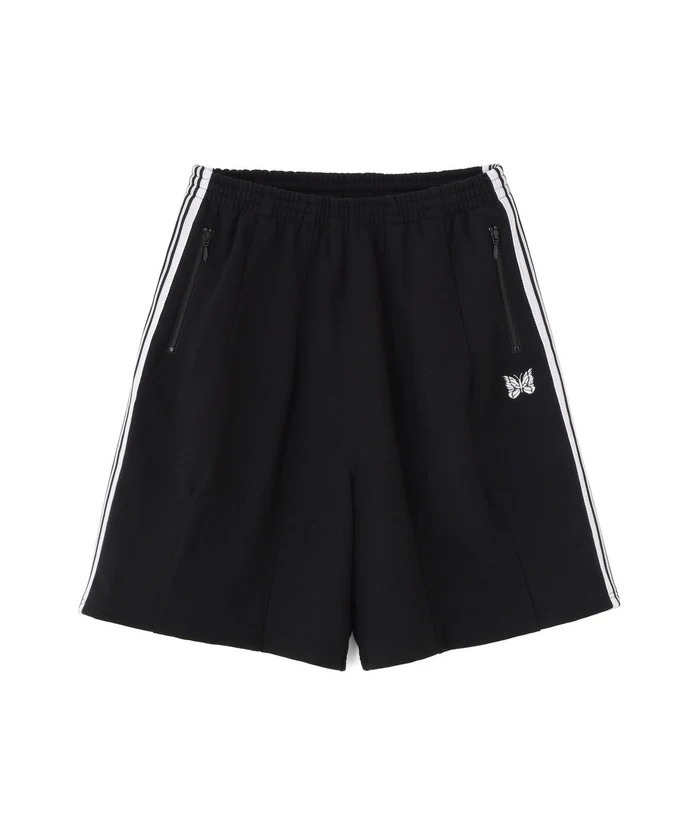 現貨| Needles 別注 H.D Track shorts - COTTON JERSEY BLACK