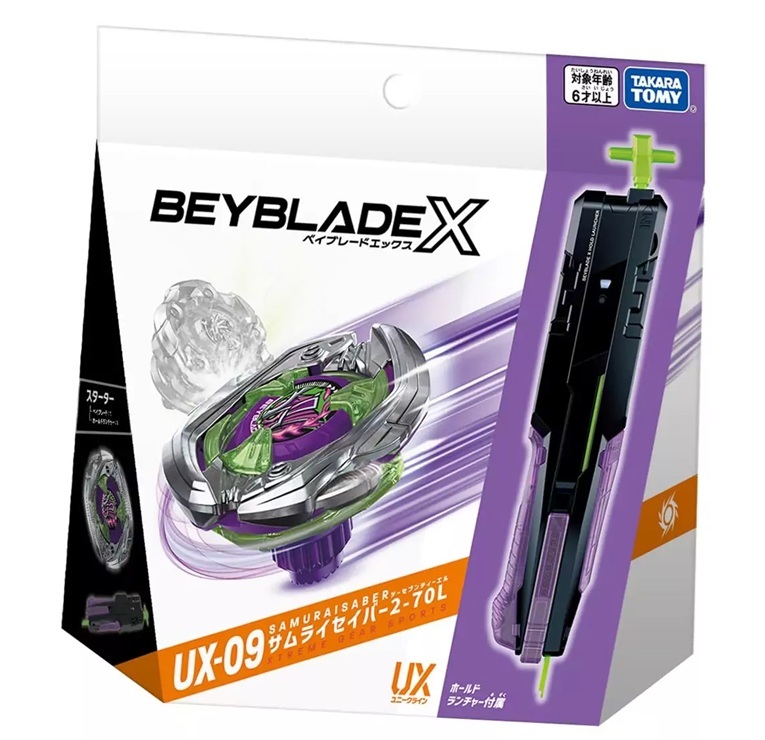 【TAKARA TOMY】BEYBLADE X 戰鬥陀螺 UX-09 武士星劍 豪華組(台版，內含QR) strc