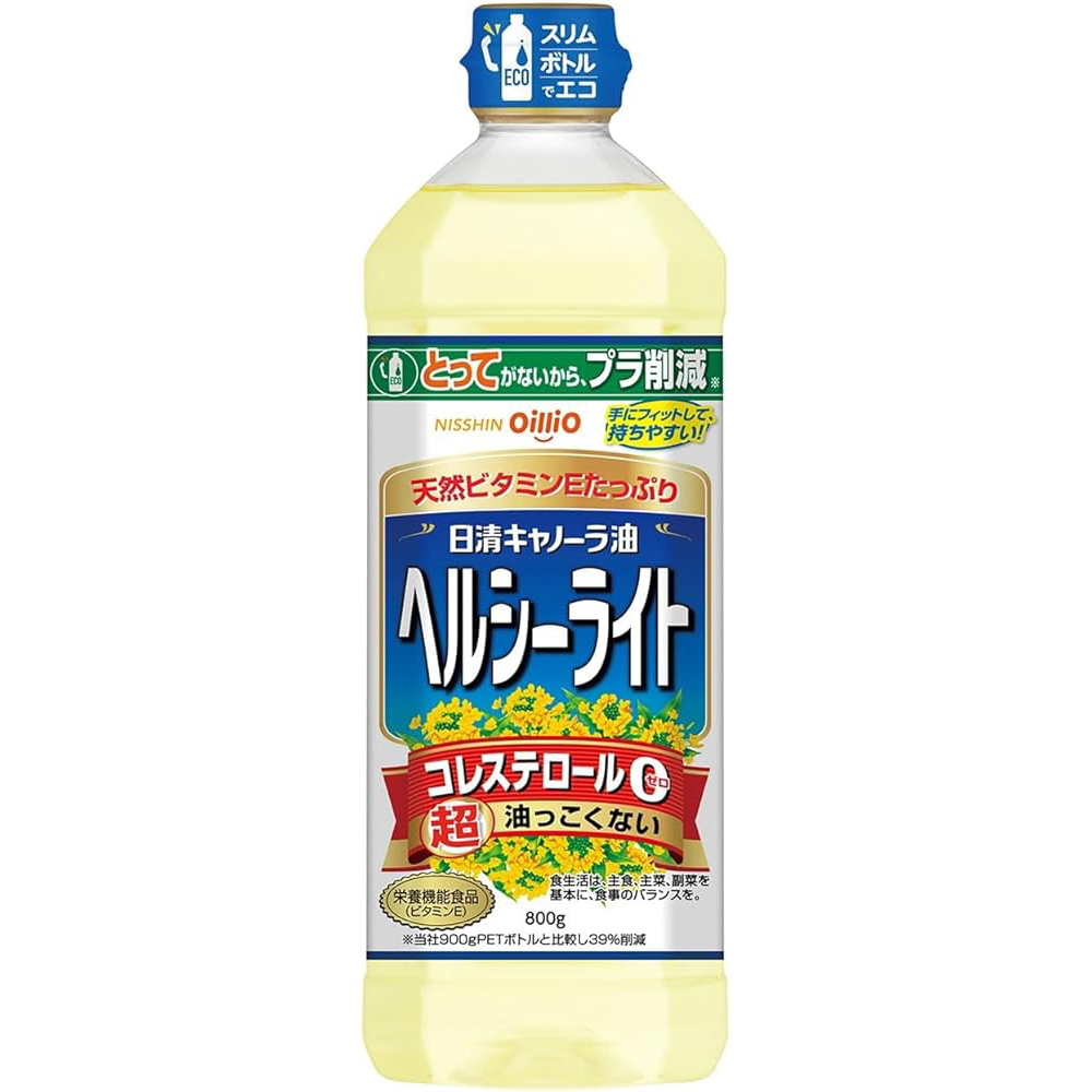 日本 日清 oillio CANOLA 芥籽油 800g (頂級 亮面)
