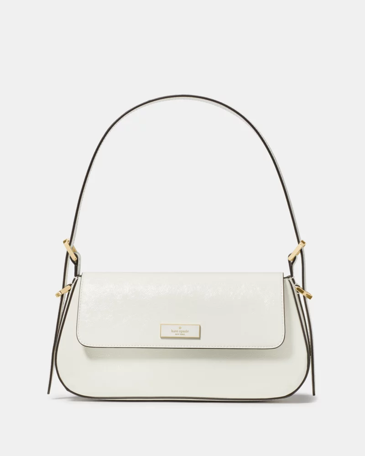 【預訂】Katespade Bridget Shiny Leather Small Flap Shoulder