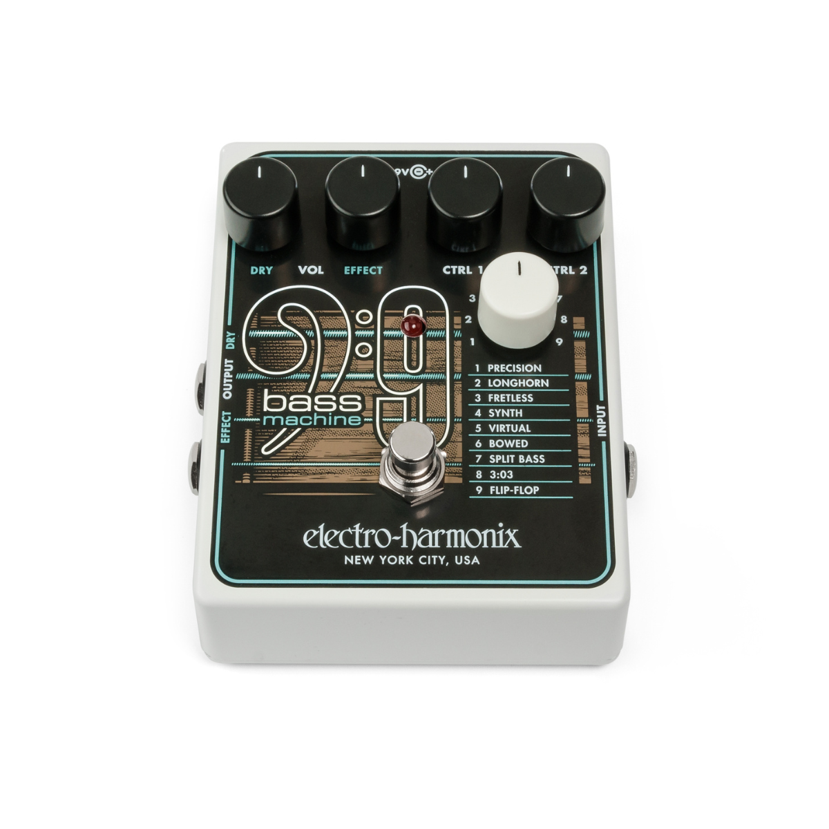 Electro-Harmonix Bass9 Bass Machine Pedal 效果器
