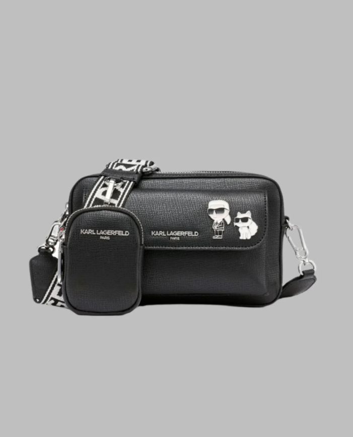 【預購】Karl Lagerfeld Paris H0704502 MAYBELLE 黑色相機包