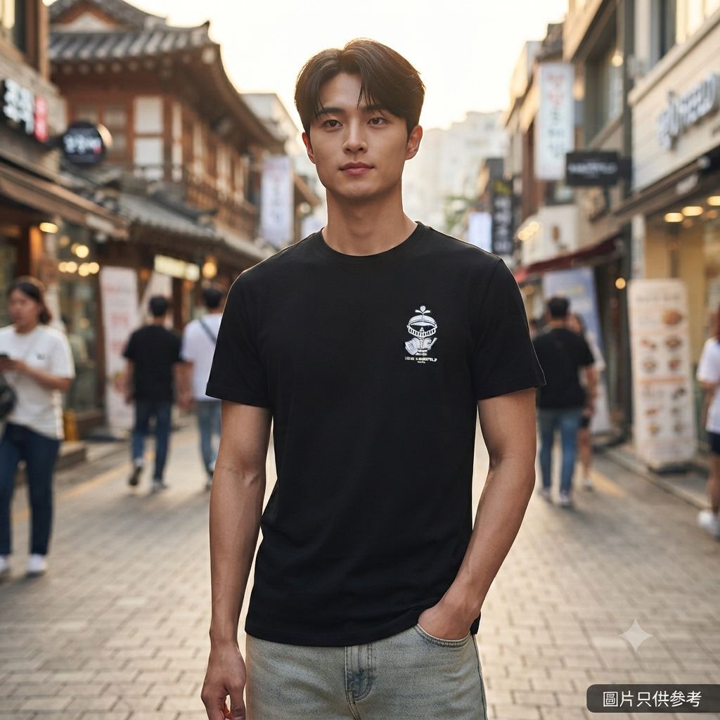 【預購】Karl Lagerfeld Paris H0704508 男裝小Karl 戰甲黑色短袖上衣