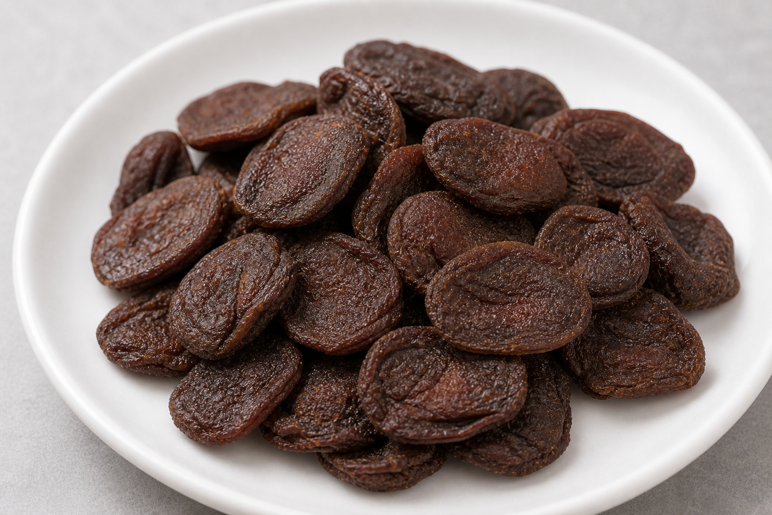 Smoked Sour Plum | Fullten B2B Seedless Preserved Fruit Supply - main closeup