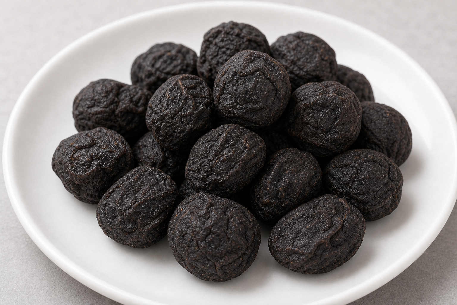 Carbon-Smoked Plum | Fullten B2B Seeded Preserved Fruit Supply - main closeup