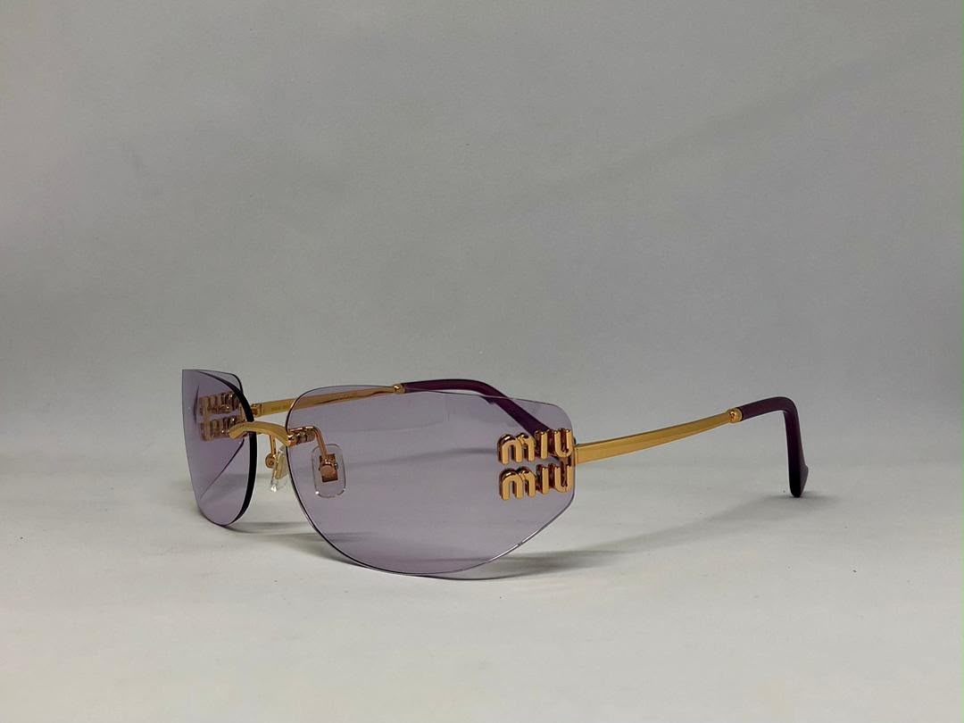 Miu Miu Rimless 51s Light Purple
