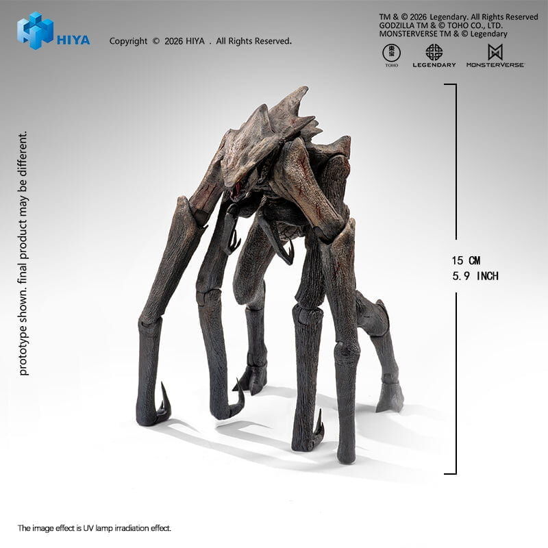 預購27/Q2 HIYA 代理版 可動 無比例 E.B.S. 哥吉拉 II 怪獸之王 穆透 15cm