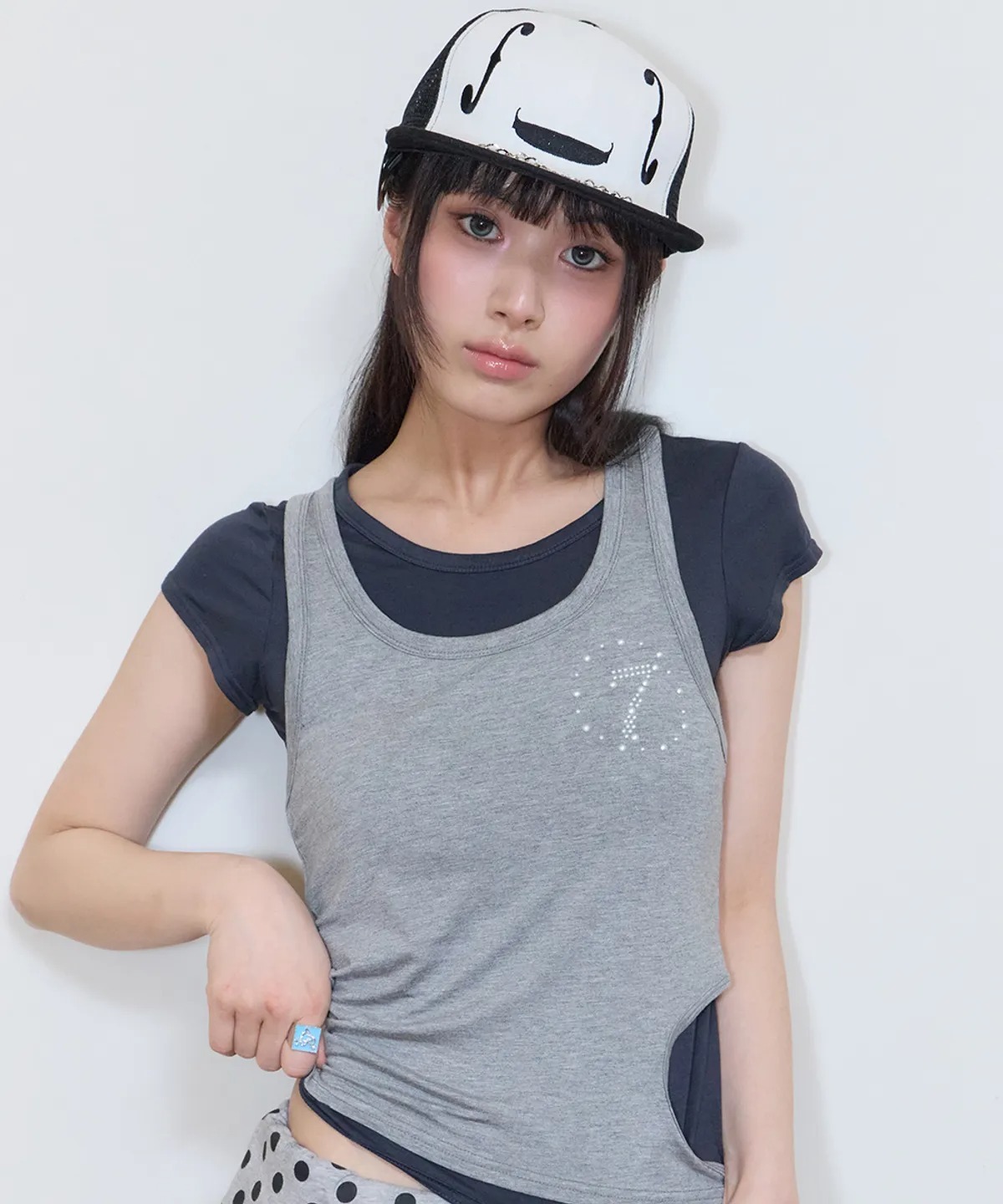 LUVISTRUE SY DAMAGE LAYERED TEE