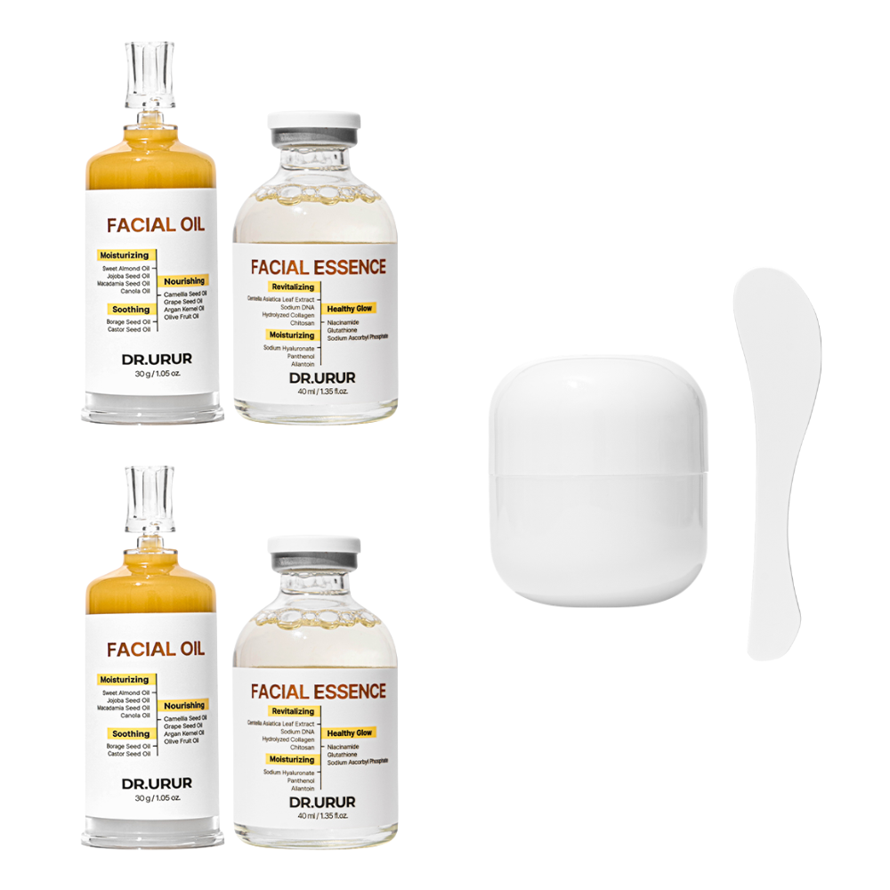 CNSG0705-401 Dr.URUR 皇牌精油調配修護面膜套裝(每套含精華液40ml+精油30g)*2 送搖搖杯 一個  (A1)