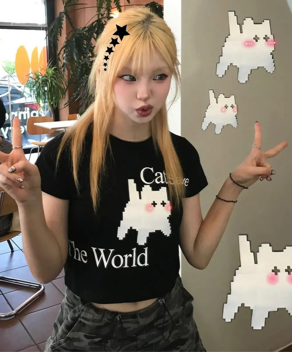 CSW Pixel Crop Tee 短T 短袖
